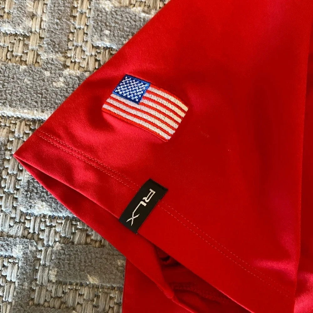 Ralph Lauren Polo Folds Of Honor Terradyne Country Club‎ Men Size Large Red
